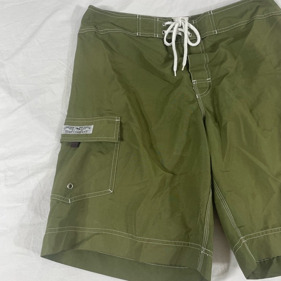 Cocoa Beach Mens Green Swin Board Shorts Size 31 - Picture 4 of 10